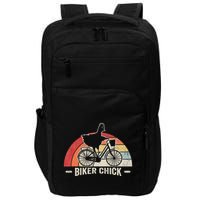 Biker Chick Funny Chicken Bicycle Art Impact Tech Backpack