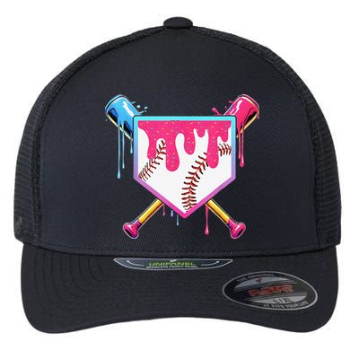Baseball Cute For Ice Cream Cute Baseball Gift Flexfit Unipanel Trucker Cap