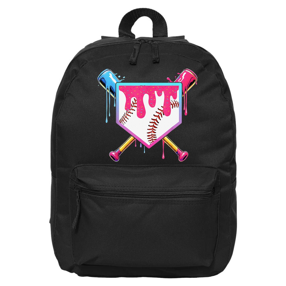 Baseball Cute For Ice Cream Cute Baseball Gift 16 in Basic Backpack
