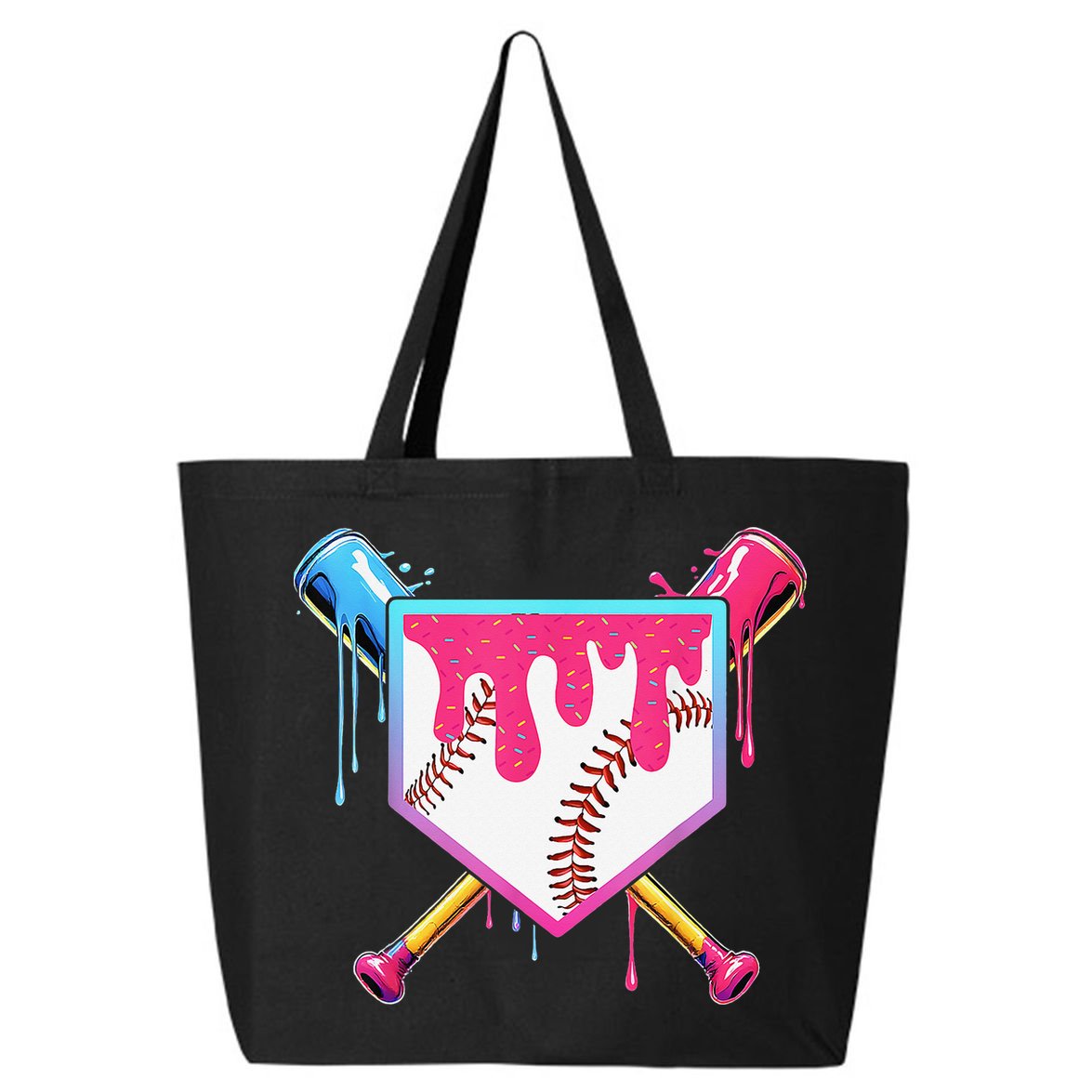 Baseball Cute For Ice Cream Cute Baseball Gift 25L Jumbo Tote