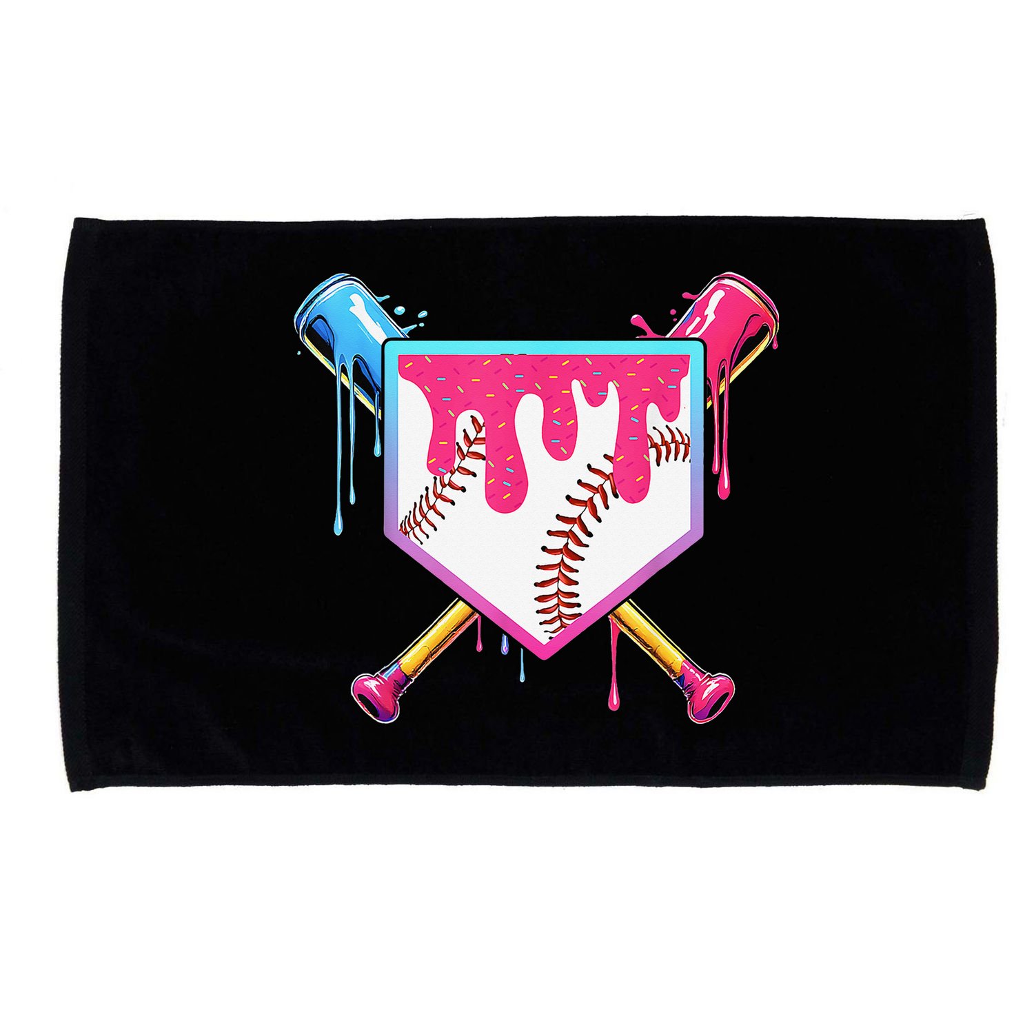 Baseball Cute For Ice Cream Cute Baseball Gift Microfiber Hand Towel