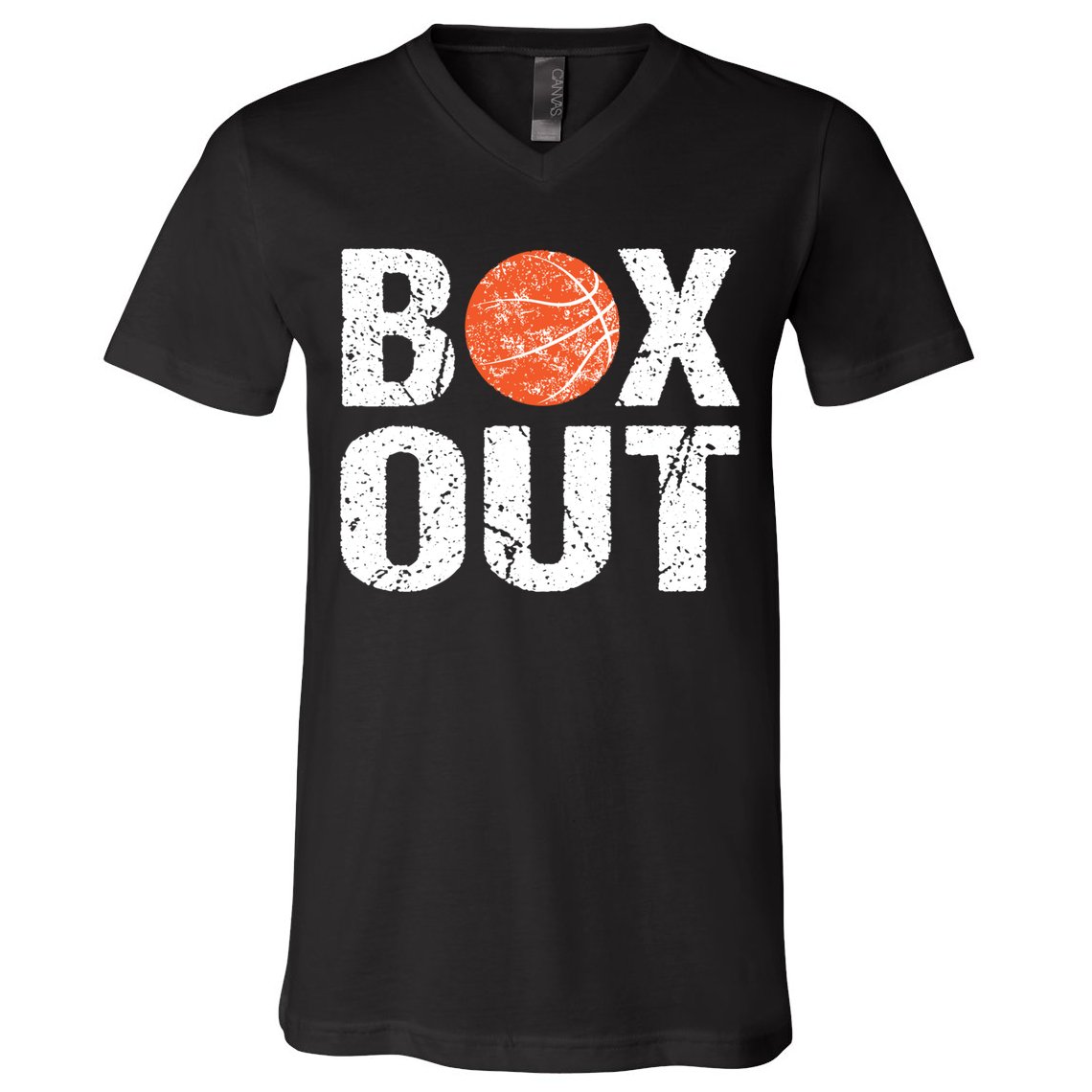 Basketball Coach Funny Coaching Saying Box Out V-Neck T-Shirt
