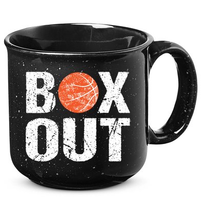 Basketball Coach Funny Coaching Saying Box Out 15oz Campfire Ceramic Mug
