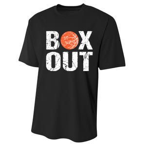 Basketball Coach Funny Coaching Saying Box Out Performance Sprint T-Shirt