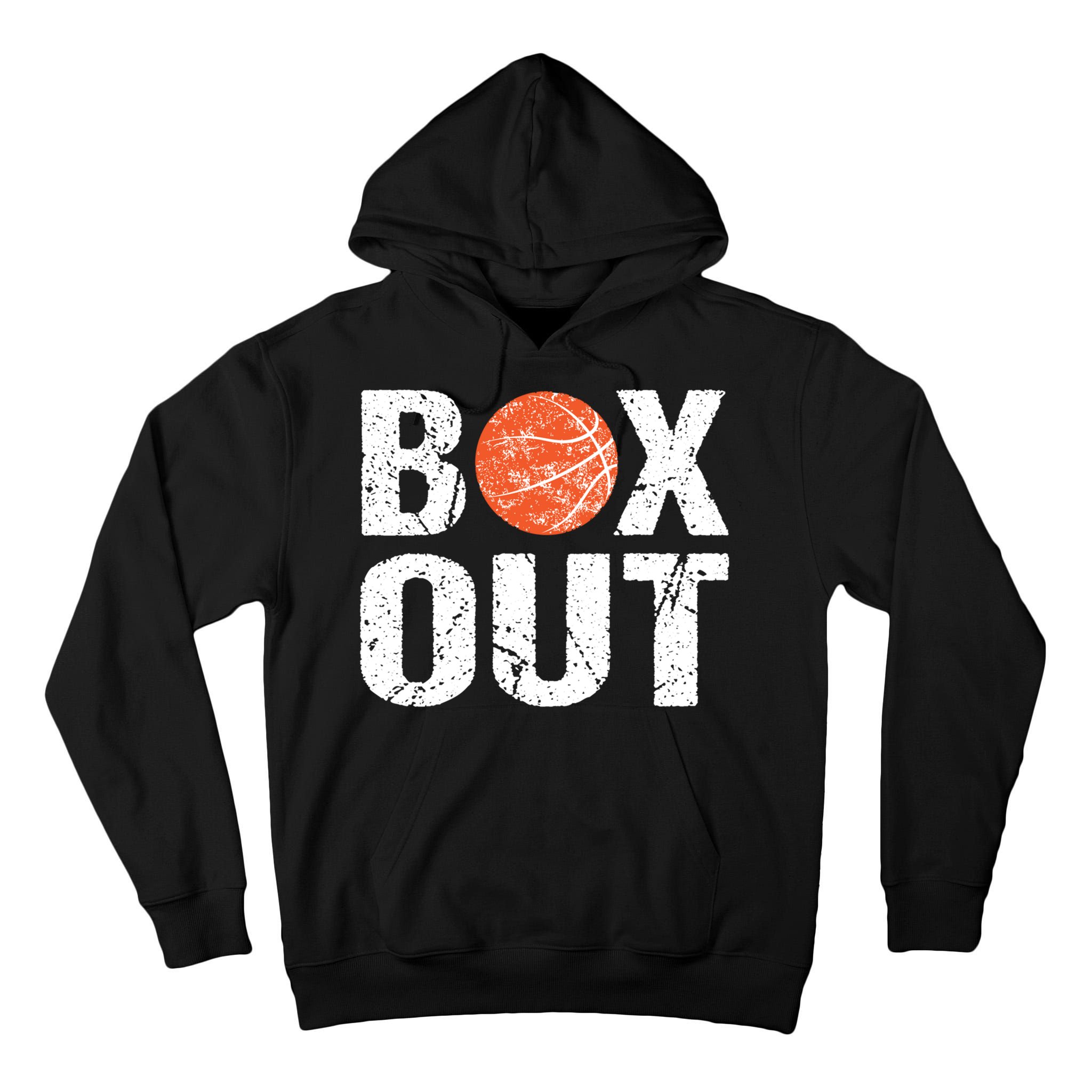 Basketball Coach Funny Coaching Saying Box Out Tall Hoodie