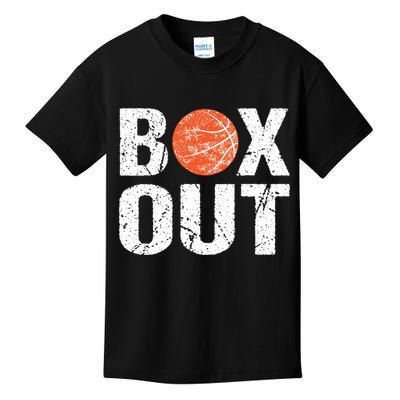 Basketball Coach Funny Coaching Saying Box Out Kids T-Shirt