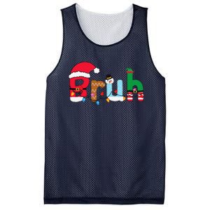 Bruh Christmas For Teen Funny Christmas Bruh Mesh Reversible Basketball Jersey Tank