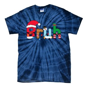 Bruh Christmas For Teen Funny Christmas Bruh Tie-Dye T-Shirt