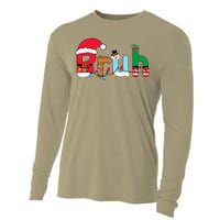 Bruh Christmas For Teen Funny Christmas Bruh Cooling Performance Long Sleeve Crew