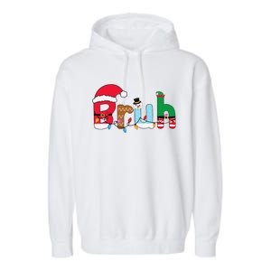 Bruh Christmas For Teen Funny Christmas Bruh Garment-Dyed Fleece Hoodie