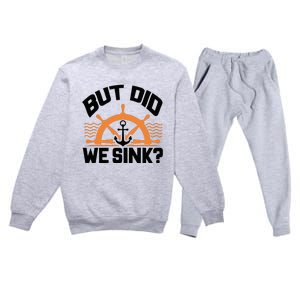 Boat Captain For Boater Wo Cool Boating Premium Crewneck Sweatsuit Set