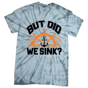 Boat Captain For Boater Wo Cool Boating Tie-Dye T-Shirt