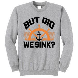 Boat Captain For Boater Wo Cool Boating Tall Sweatshirt