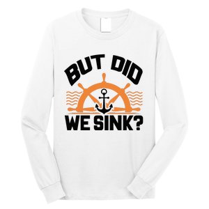 Boat Captain For Boater Wo Cool Boating Long Sleeve Shirt