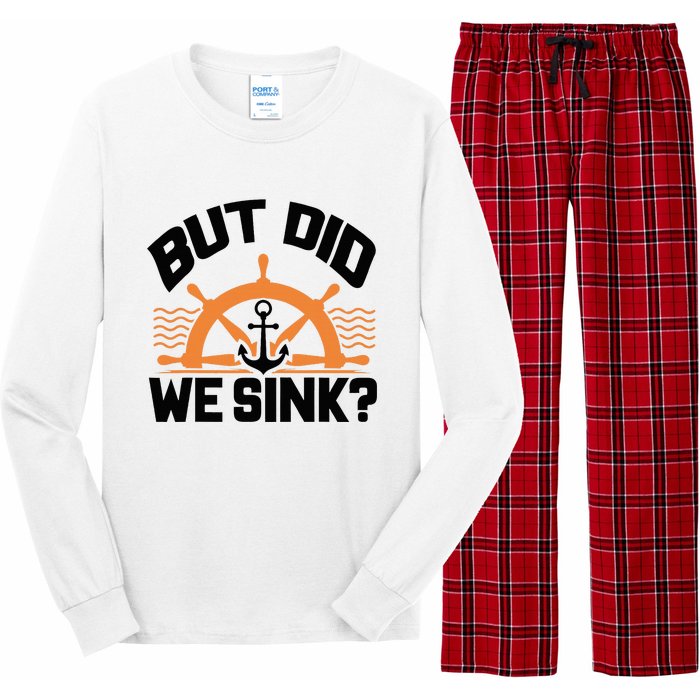 Boat Captain For Boater Wo Cool Boating Long Sleeve Pajama Set