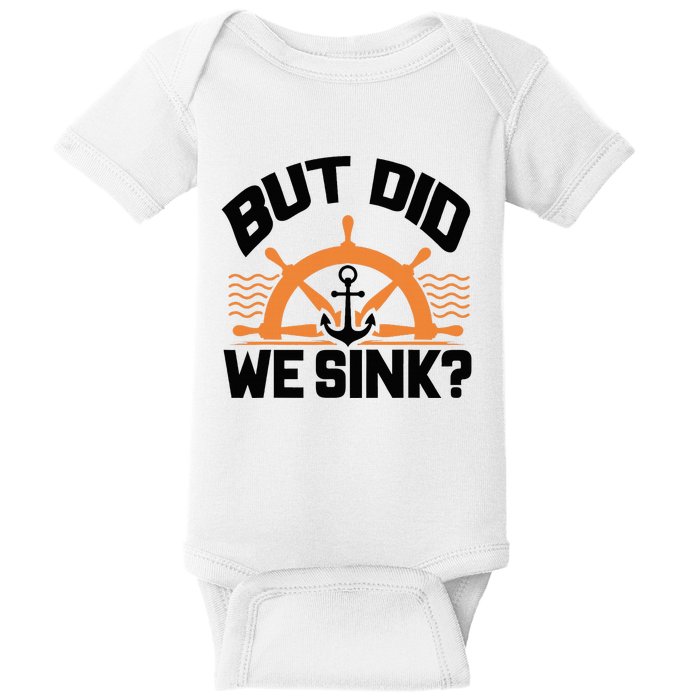 Boat Captain For Boater Wo Cool Boating Baby Bodysuit