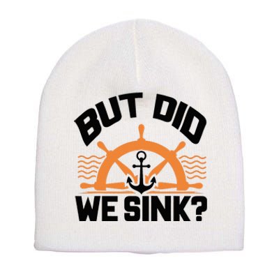 Boat Captain For Boater Wo Cool Boating Short Acrylic Beanie