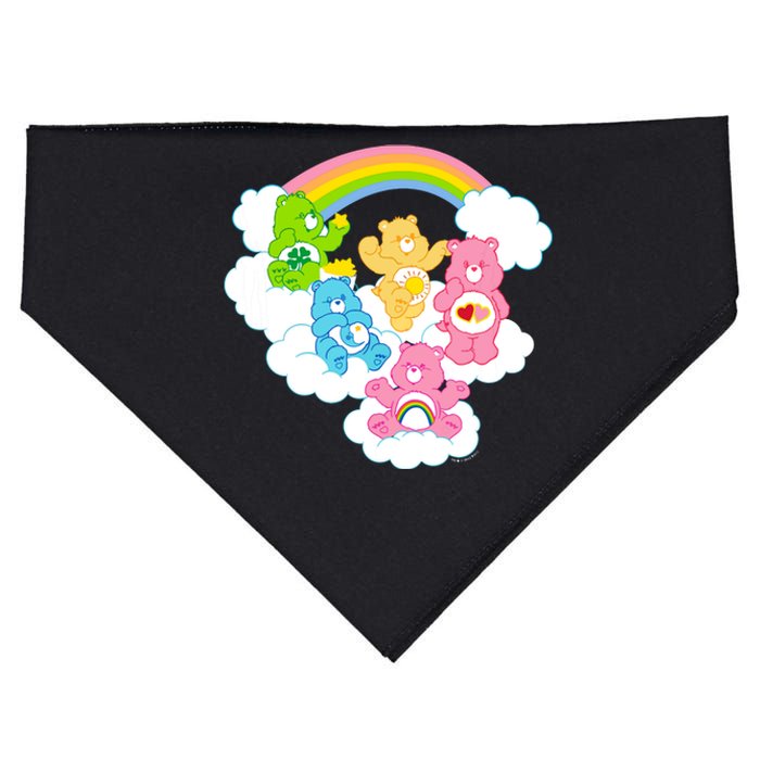 Bears Cheer Funshine Bedtime Cloudy Rainbow Group USA-Made Doggie Bandana