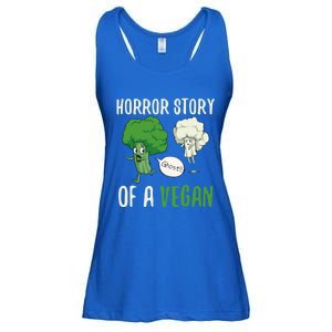 Broccoli Cauliflower Ghost Horror Story Of A Vegan Halloween Cool Gift Ladies Essential Flowy Tank