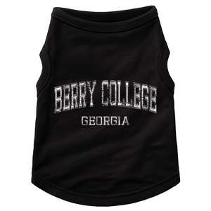 Berry College Georgia Retro Athletic Sports Doggie Tank