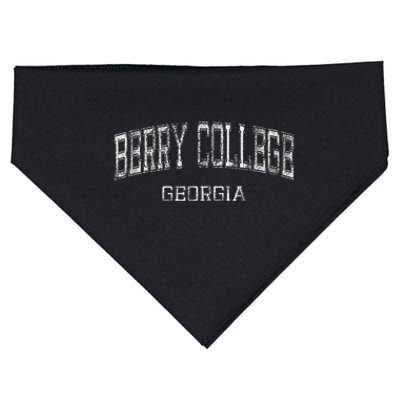 Berry College Georgia Retro Athletic Sports USA-Made Doggie Bandana