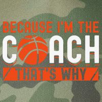 Basketball Coach Game Because I'm The Coach That's Why Legacy Tie Dye Trucker Hat