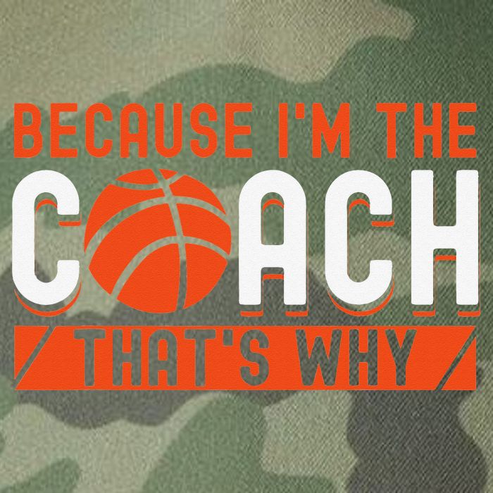 Basketball Coach Game Because I'm The Coach That's Why Legacy Tie Dye Trucker Hat