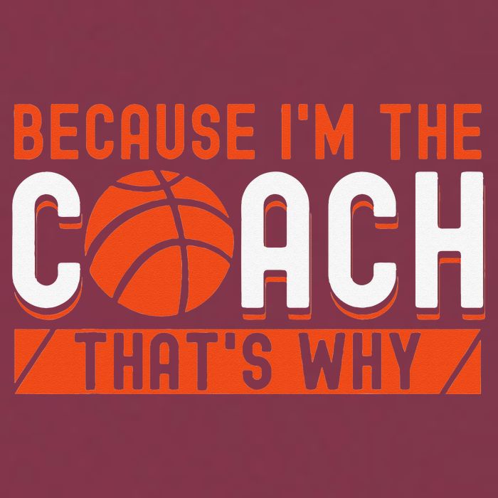 Basketball Coach Game Because I'm The Coach That's Why 16oz Travel Tumbler