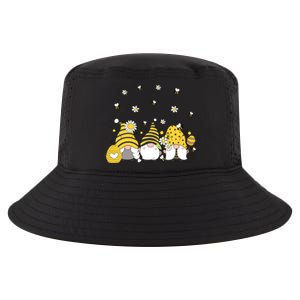 Bees Cute Gnomes Beekeeper Yellow Sunflower Funny Gift Cool Comfort Performance Bucket Hat