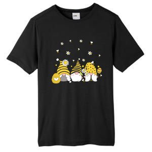 Bees Cute Gnomes Beekeeper Yellow Sunflower Funny Gift Tall Fusion ChromaSoft Performance T-Shirt