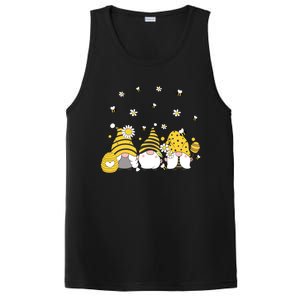 Bees Cute Gnomes Beekeeper Yellow Sunflower Funny Gift PosiCharge Competitor Tank