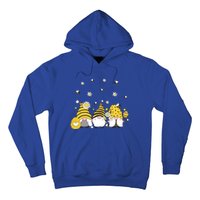 Bees Cute Gnomes Beekeeper Yellow Sunflower Funny Gift Hoodie