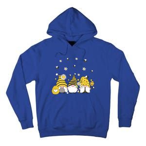 Bees Cute Gnomes Beekeeper Yellow Sunflower Funny Gift Tall Hoodie