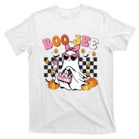 Boojee Cute Ghost Coffee Funny Halloween T-Shirt