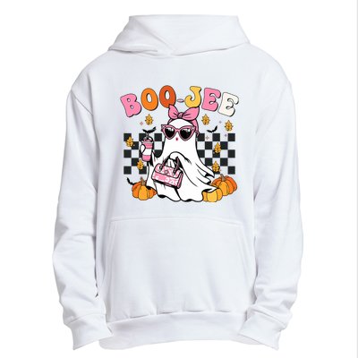 Boojee Cute Ghost Coffee Funny Halloween Urban Pullover Hoodie