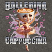 Ballerina Cappuccino Gift Cotton Canvas Backpack