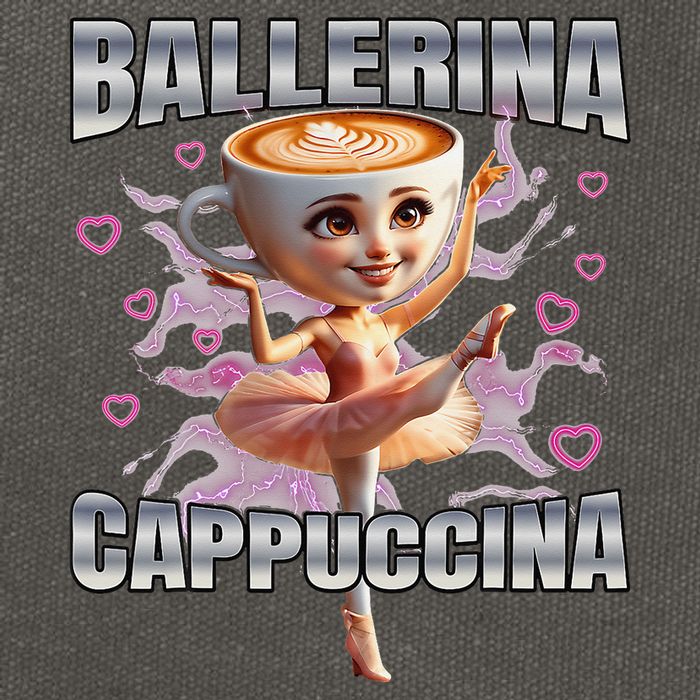 Ballerina Cappuccino Gift Cotton Canvas Backpack