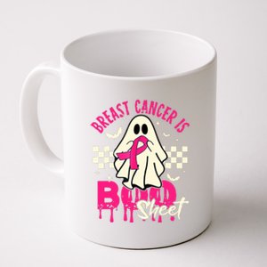 Breast Cancer Ghost Halloween Breast Cancer Awareness Coffee Mug