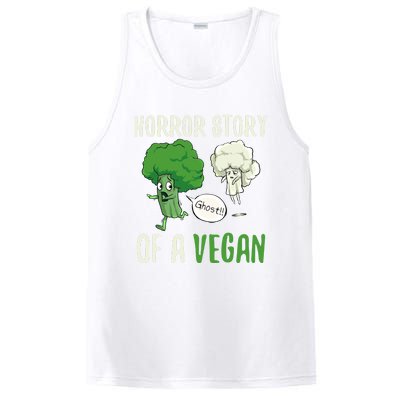 Broccoli Cauliflower Ghost Horror Story Of A Vegan Halloween Gift PosiCharge Competitor Tank