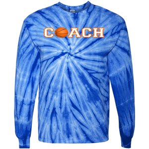 Basketball Coach Gift Tie-Dye Long Sleeve Shirt