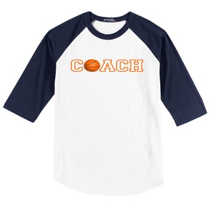 Basketball Coach Gift Baseball Sleeve Shirt