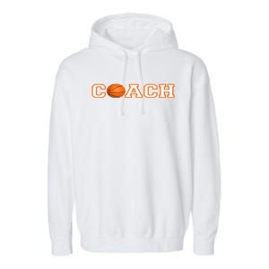 Basketball Coach Gift Garment-Dyed Fleece Hoodie