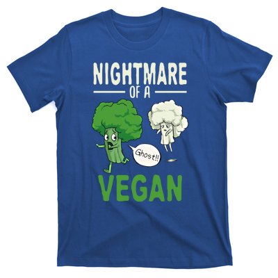 Broccoli Cauliflower Ghost Nightmare Of A Vegan Halloween Gift T-Shirt