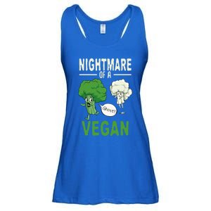 Broccoli Cauliflower Ghost Nightmare Of A Vegan Halloween Gift Ladies Essential Flowy Tank