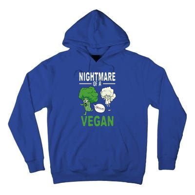 Broccoli Cauliflower Ghost Nightmare Of A Vegan Halloween Gift Tall Hoodie