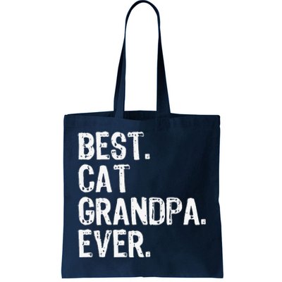 Best Cat Grandpa Ever Funny Cool Tote Bag