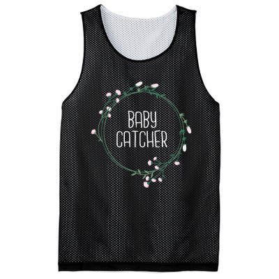 Baby Catcher Gynecology Doula Midwifery Childbirth Worker Mesh Reversible Basketball Jersey Tank