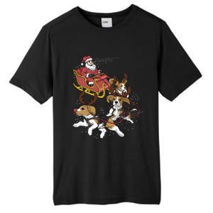 Beagle Christmas Gift Tall Fusion ChromaSoft Performance T-Shirt