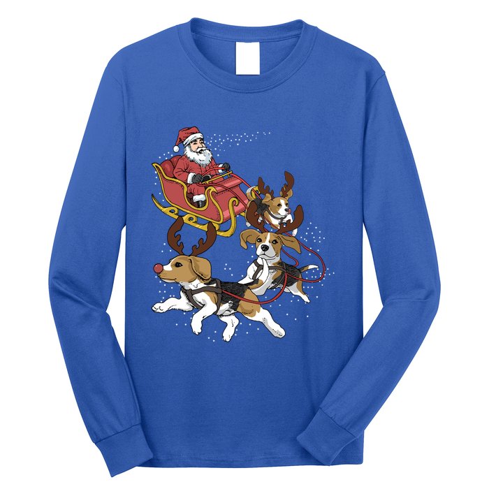 Beagle Christmas Gift Long Sleeve Shirt