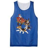 Beagle Christmas Gift Mesh Reversible Basketball Jersey Tank